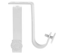 jojofuny Support de Tringle à Rideaux pour Tubes de 22 Mm Blanc 2 Pièces Fixation Plafond Vis Design Élégant et Sécurisé Chambre et Salon