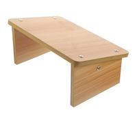 jojofuny Tabouret de Lit en Bois Khaki Portable Support Confortable, Marchepied Ergonomique Adapté Bureau et Maison Repos des Pieds