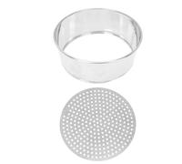 jojofuny Tamis à Perles en Acier Inoxydable Trous Ronds, Outil Pratique pour Tamisage de Bijoux et Tri de Perles, pour Maison et Atelier