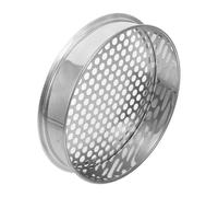 jojofuny Tamis à Terre Jardin 20 Cm Acier Inoxydable Rond Maille 9 Mm Outil de Tamisage du Sol Filtre Pierres Légumes Fruits Bac à Tamiser la Terre pour Jardinage et Compost