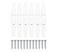 jojofuny Taquets de Cordon en Plastique Gain de Place Design Classique Adaptés pour Fenêtres Lot de 6 pour Stores à Domicile et Bureau