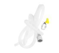 jojofuny Tuyau D’évacuation Eau Climatiseur en Pvc Blanc, Flexible et Réglable, pour Climatiseur Mobile et Mini-split, Usage Maison ou Bureau, 1,5m