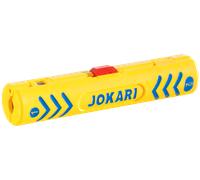 Jokari Pince à dénuder Secura No.1 – 4,8–7,5 mm pour câbles coaxiaux RG58/RG59 – Jaune