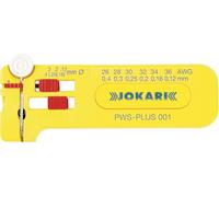 Jokari Dénudeur de fil PWS-PLUS 001 (40024) pour fils en PVC 0.12 à 0.40 mm Jaune