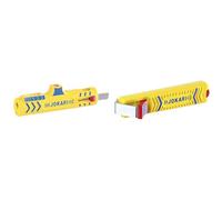 Jokari Secura Super Stripper N° 15 (Outil de dénudage pour câbles, lames tranchantes, pour câbles résistants au feu Ø 8-13 mm) & Jokari T10160 Couteau de câble 4-16 mm