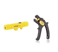 Jokari T20050 Pince a dénuder automatique, Noir & OUTILS A DENUDER UNIVERSEL CABLE 8 A 13MM DIAM