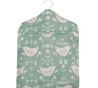 Jolee Fabrics - Sacs à Pinces à Linge en Toile cirée de qualité supérieure avec Cintre en Bois - Grand Sac à Pinces à Linge imperméable, Rangement Parfait pour Toute Corde à Linge, Narvik Duck Egg