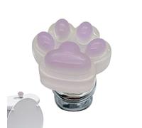Joli bouton de bain | Présentateur de bouton de toilette brillant | Long Nail Assistant Cat Claw | Outil de presse de toilette | SIDA pour la protection des ongles de salle de bain
