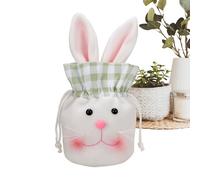 Joli sac pour lapin de Pâques - sac en peluche avec cordon de serrage, grand pour bonbons pour les vacances | porte-cadeaux pour les fêtes de printemps pour enfants, garçons et filles, cadeau