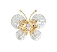 Jolie broche aile de papillon pour décoration de manteau, Texture Unique, accessoires pour femmes, utilisation de longue durée, épingle artisanale, bijoux papillon à la mode
