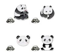 Jolie broche panda en alliage cadeau nouvel an badge coréen ornements de Noël accessoires de vêtements décorations de dessin animé panda ours