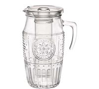 Jolie carafe Krug de 180 vec couvercle et bac à glaçons - lot de 6