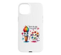 Jolie Palette de pinceaux You're My Color World Coque pour iPhone 15 Plus