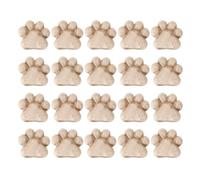 Jolies pierres en forme de patte de chat, galets décoratifs en résine, 2 x 1,9 cm en forme de patte avec design lisse, pierre artisanale, accessoire de décoration d'intérieur avec style naturel