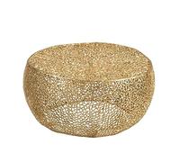 Jolipa J-Line by Table Basse Ronde Corail en Aluminium Or