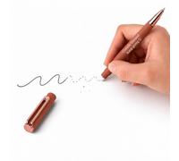 Jolis Papiers Stylo Gel Effaçable Personnalisé Terracotta Rose Gold - Gravure Laser Texte, Logo ou Emoji - Stylo Rechargeable à Encre Gel Effaçable - Cadeau Personnalisé Adulte, Entreprise, Mariage