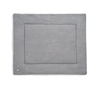 Jollein Tapis de Parc en Tricot Basique, 80 cm Longueur x 100 cm Largeur, Gris Pierre
