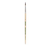 JOLLY Lot de 12 pinceaux à Cheveux n°8 - Idéal pour l'aquarelle, la Cire, Les Effets Aquarelle - Durable - Aspect Bois - pour l'école, Les Cours d'art, Les projets de Peinture