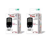 GBS Jolly Open 4 TÉLÉCOMMANDE Radio DE Portail COPIEUSE Universelle Pack de 2