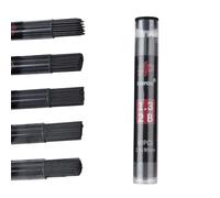 JOMPENS Mine de rechange pour porte-mines effaçable de 90 mm de grande capacité, 0,5/0,7/0,9/1,3/2,0 mm, noyau en graphite 2B, facile à transporter, convient pour les croquis, le bureau, l'écriture