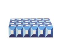 Jonathan Adler - Decorative Box - Blue Sorrento Lacquer Boxes Available in 3 Sizes - Large