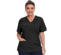 JONATHAN UNIFORM Blouse Medicale Femme 3 Poches Col V, Tenue Aide Soignante | Vêtements Médicals Tenue Infirmiere Professionnelle, Blouse Hopital pour Medecin, Dentiste, Chirurgien, Vétérinaire