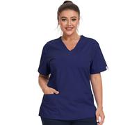 JONATHAN UNIFORM Blouse Medicale Femme 3 Poches Col V, Tenue Aide Soignante | Vêtements Médicals Tenue Infirmiere Professionnelle, Blouse Hopital pour Medecin, Dentiste, Chirurgien, Vétérinaire