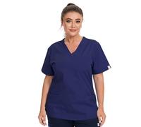 JONATHAN UNIFORM Blouse Medicale Femme 3 Poches Manche Courte Tenue de Bloc | Tenue Aide Soignante Femme Couleur, Tenue Infirmiere Professionnelle, Vêtements Médicals pour Medecin, Dentiste, Chirurgien