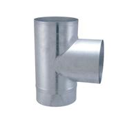 Joncoux Coude en T de 90° d'angle pour raccordement femelle - modèle POLYFEU - Diamètre 153 mm