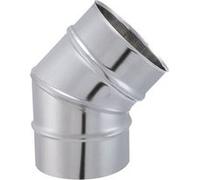 Joncoux Coude lisse de raccordement pour tubage - 45° d'angle - inox 304 - modèle TYRAL - Ø125 G