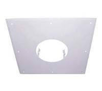 Joncoux Plaque de propreté - 300x300MM - blanche - pour conduit de diamètre 100MM G