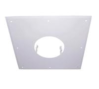 Joncoux Plaque de propreté - 300x300MM - blanche - pour conduit de diamètre 125MM