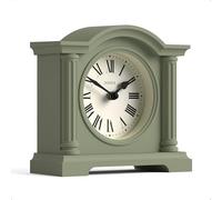 JONES CLOCKS® Kensington Horloge de cheminée | Petite Horloge Classique en Arc Haute | Vert Sauge | Stylé et Contemporain | Idéal pour Un Bureau, Une cheminée, Une bibliothèque ou Une Table de Chevet