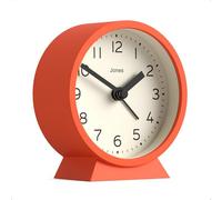 JONES CLOCKS® Midnight Mini réveil | Design Contemporain | Orange | Élégant, Compact et Fonctionnel pour Table de Chevet, Bureau ou étagère