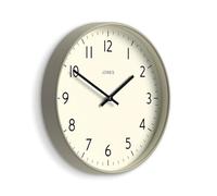 Studioklok | Horloge murale ronde moderne | 30 cm | Gris | Chiffres bien lisibles | Design polyvalent pour la cuisine, le salon ou le bureau