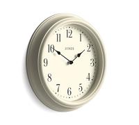 Horloge murale ronde classique, 30 cm, couleur crème