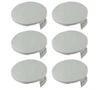 Jonikuper Lot de 2/6 cache-bobines de rechange pour débroussailleuse RA122 Ryobi RLT4027 RLT4125 RLT5027 RLT6030 RLT5127 RLT6130 Matériau ABS (6 pièces)