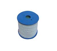Jonoisax Emballage en Fibre de céramique - Joint d'étanchéité de Porte de poêle à Bois Anti-température, Bande de thermoscellage tressée de 30 x 30 mm, Remplissage réfractaire,3 M