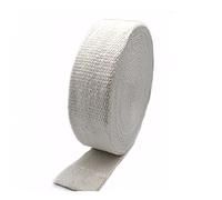Jonoisax Sangle Ignifuge en Fibre de céramique - Ruban de Bande de Ceinture en matériau Ignifuge Anti-Haute température de 1 m, Ruban. Isolation des tuyaux,1000 * 80 * 3mm