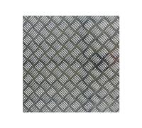 Jonoisax Tôle de seuil en Aluminium diamantée, épaisseur 2 mm pour Camion. Banc de Travail, Garage et Bien Plus encor,2 * 300 * 300mm