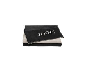 JOOP Couverture Uni Doubleface 150x200cm (Anthracite-Ash) gris