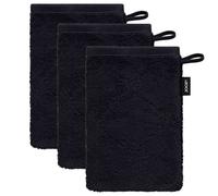 JOOP! Gant de toilette noir, Taille 16x22cm