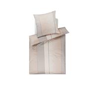 JOOP Linge de lit en satin LEO 70x90cm / 140x200cm Sable beige