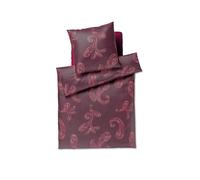 JOOP Linge de lit en satin PAISLEY 70x90cm/140x200cm Rouge foncé rouge foncé