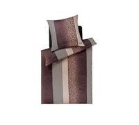 JOOP Parure de lit en satin LEO 70x90cm / 140x200cm Stone gris