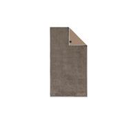 JOOP Serviette de douche 80x150cm CONTOUR DOUBLFACE Taupe camel