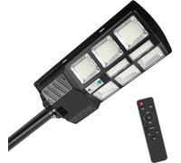 Jopassy 3X 300W Réverbère mural solaire avec détecteur de mouvement Lampadaire LED