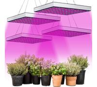 Jopassy 4PCS Lampe LED pour plantes, 45W avec 225 LED rouges et bleues Lampe LED pour plantes, Lampe LED pour la croissance, lampes de croissance pour plantes d'intérieur, fleurs dans le jardin