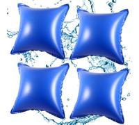 Jopassy 4pcs Pool Coussin d'hiver Pool Coussin d'air 122 x 122 x 60 cm, Pool Polster, Coussin d'air, Coussin d'hiver pour bâche de couverture de piscine hivernage