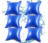 Jopassy 6pcs Pool Coussin d'hiver pour piscine 122 x 122 x 60 cm, Coussin d'air pour piscine, rembourrage, coussin d'hiver pour bâche de couverture de piscine hivernage